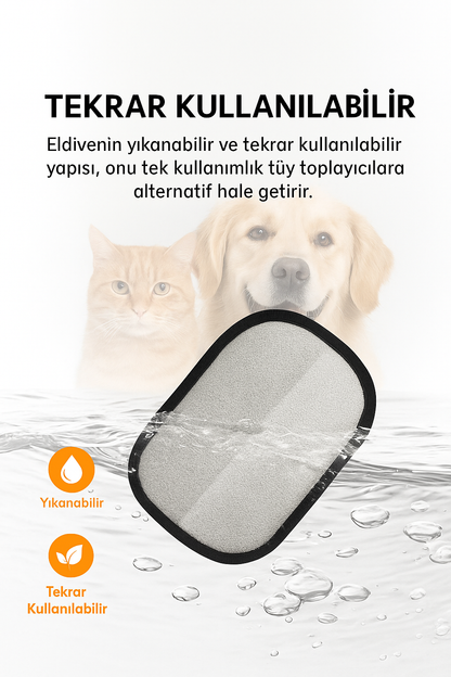 Pawtimo™ Çift Taraflı Evcil Hayvan Bakım Eldiveni